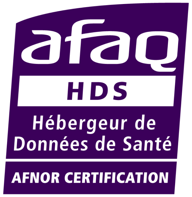 HDS Logo: AFAQ Hebergeur Donnees Sante